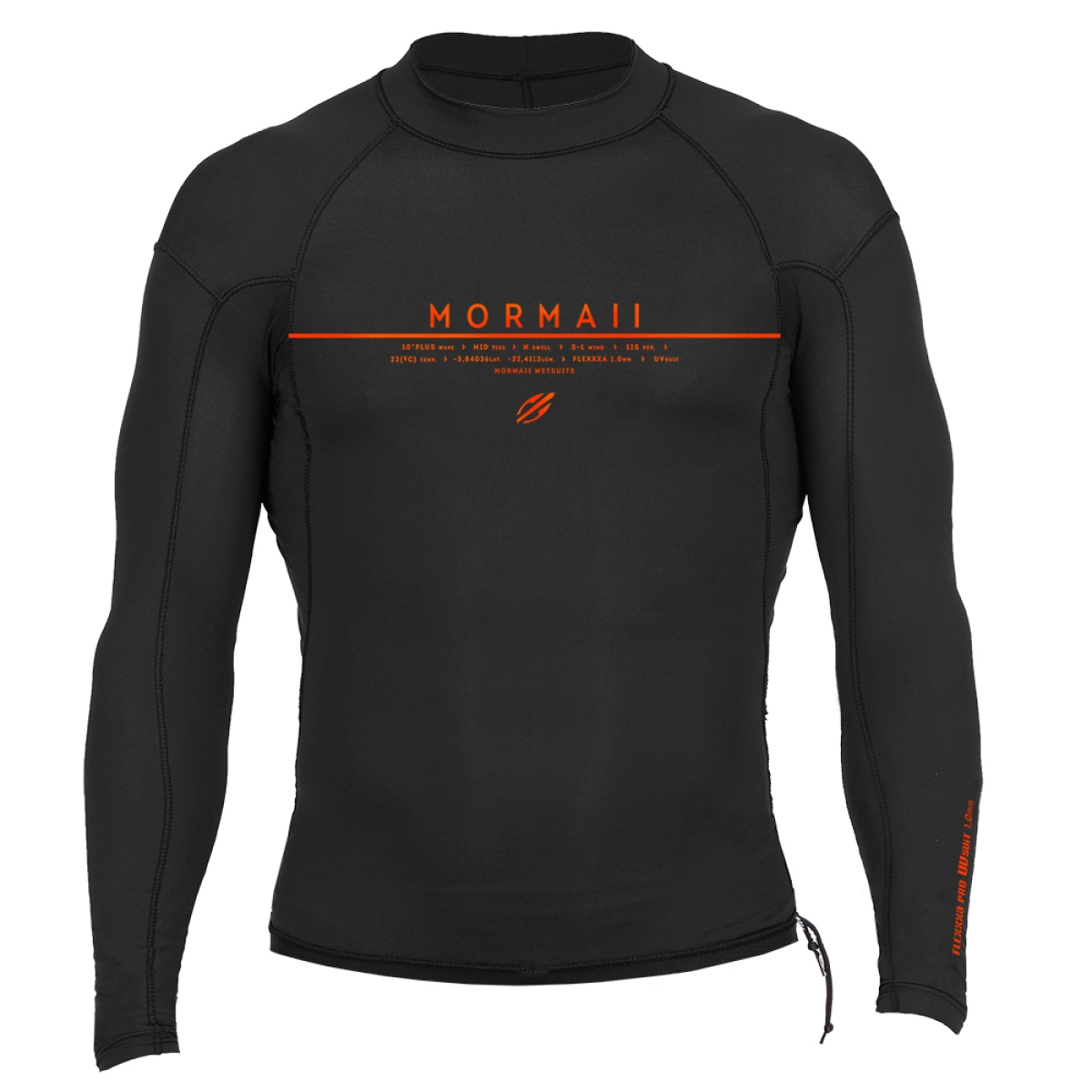 Jaqueta manga longa 1mm masculino flexxxa pro uvsuit 5a surf