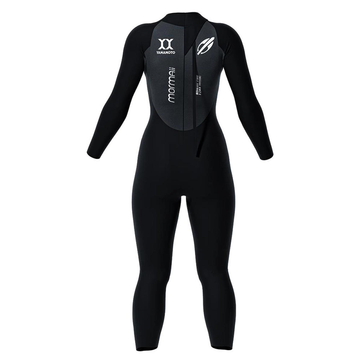 Long john manga longa backzip 3-2mm feminino triathlon natacao