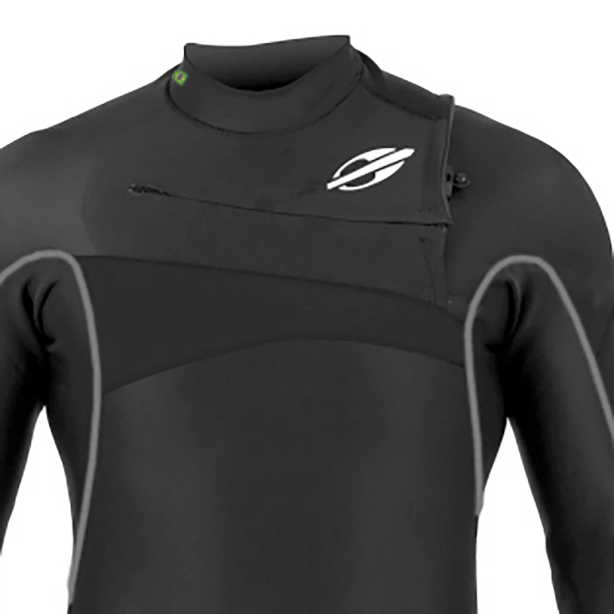 Long john manga longa chestzip 2mm flexxxa pro surf Mormaii