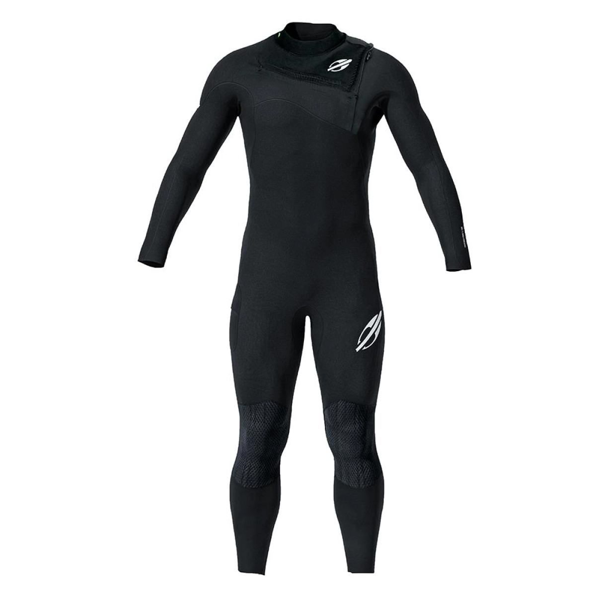 Long john manga longa chestzip 4-3mm masculino flexxxa pro surf
