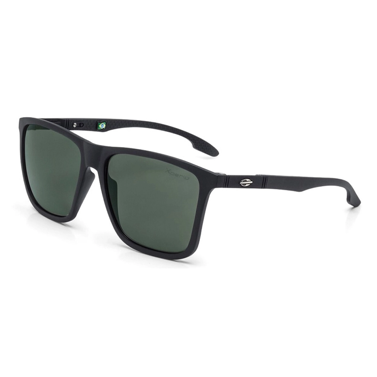 Oculos de sol Mormaii hawaii preto fosco lente verde g15 | Mormaii