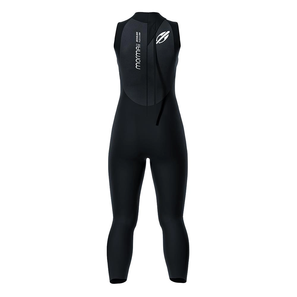 Long john sem manga backzip 3-2mm feminino triathlon natacao