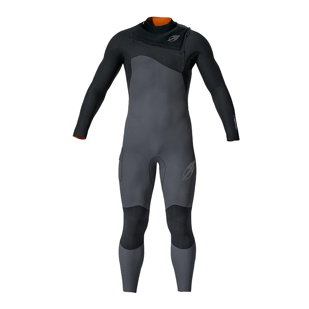 Long john manga longa chestzip 1mm masculino flexxxa pro surf