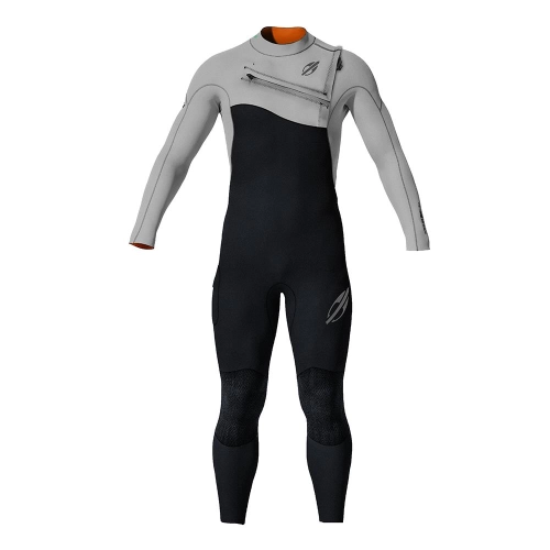 Long john manga longa chestzip 1mm masculino flexxxa pro surf