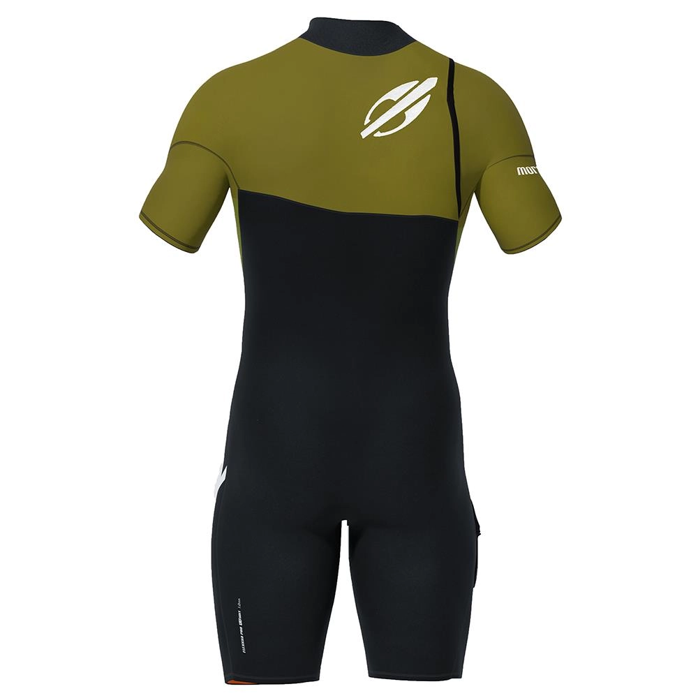 Short john manga curta 1mm masculino flexxxa pro uv-suit surfe